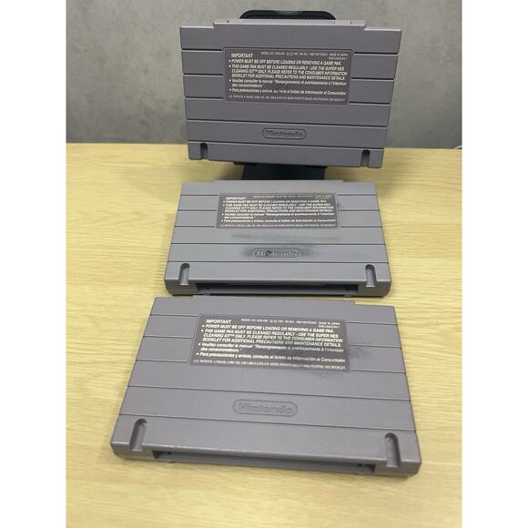 Super Nintendo SNES NFL Video Games Lot of 3 Made In Japan - Picture 2 of 5